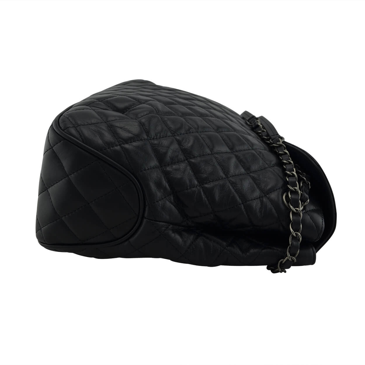 Handtasche CHANEL Quilted Shopping Bag Schwarz gebraucht 8