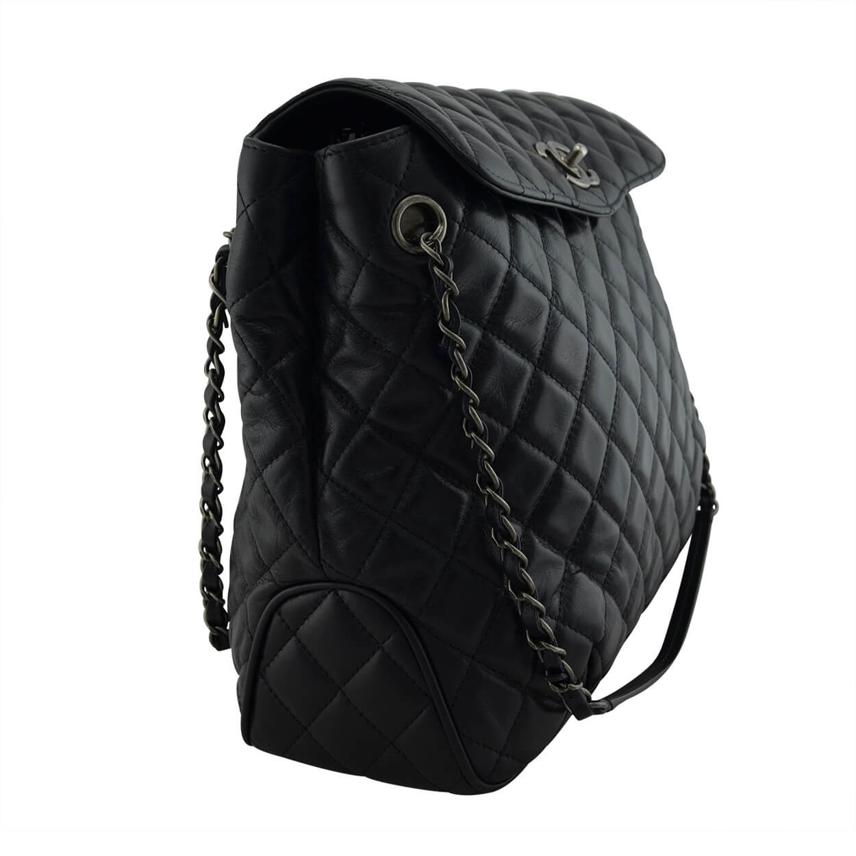 Handtasche CHANEL Quilted Shopping Bag Schwarz gebraucht 9