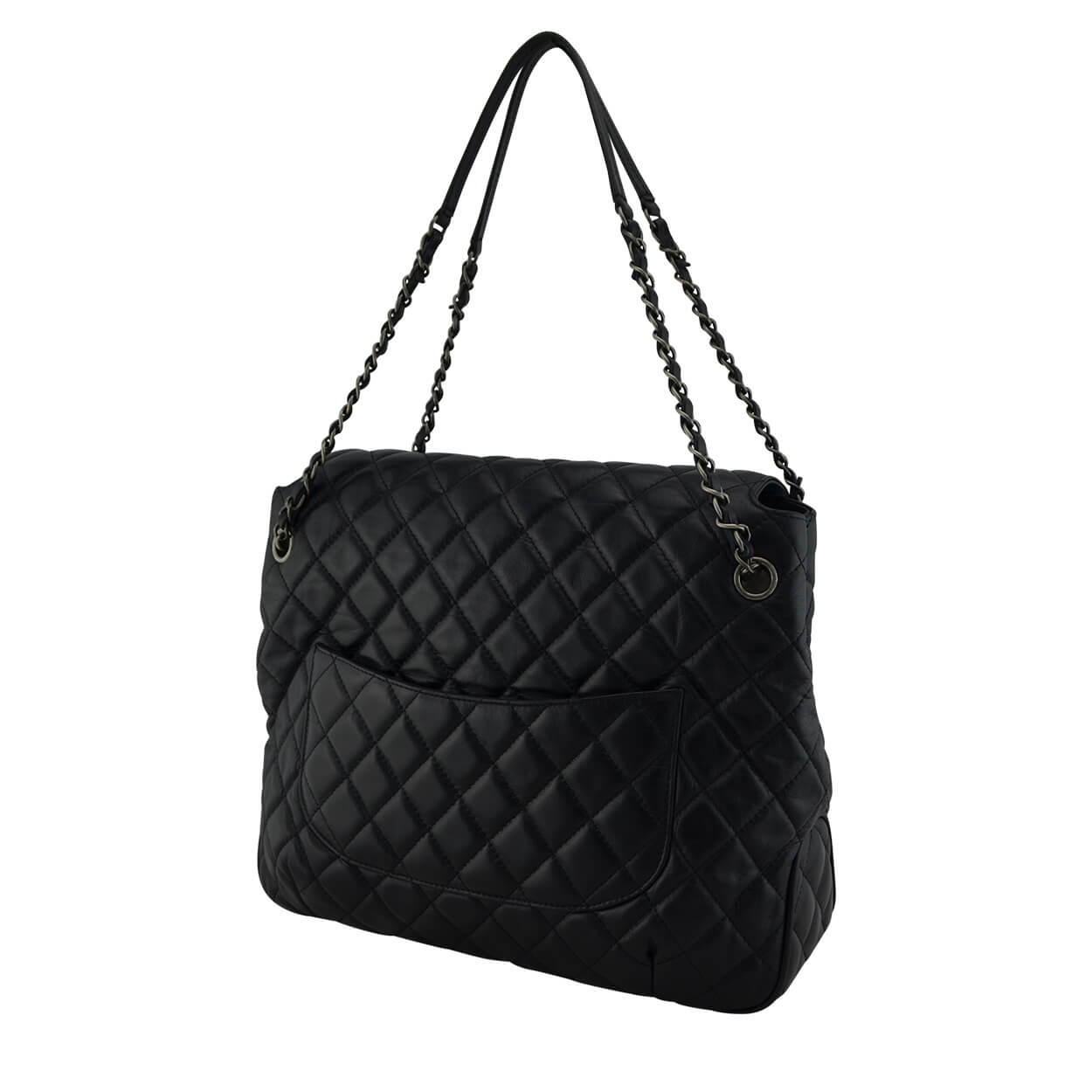 Handtasche CHANEL Quilted Shopping Bag Schwarz gebraucht 6