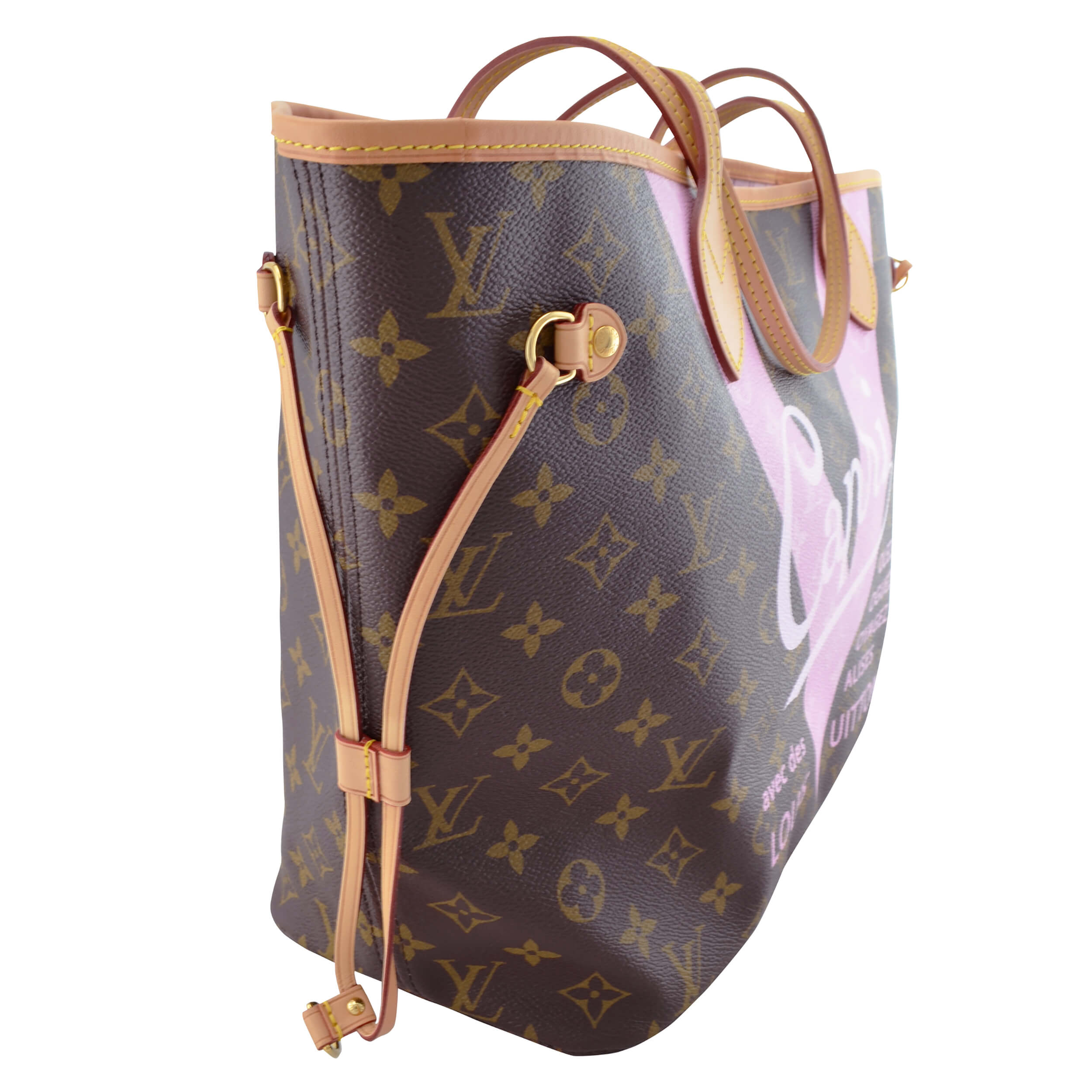 Handtasche LOUIS VUITTON Neverfull MM Capri gebraucht 16