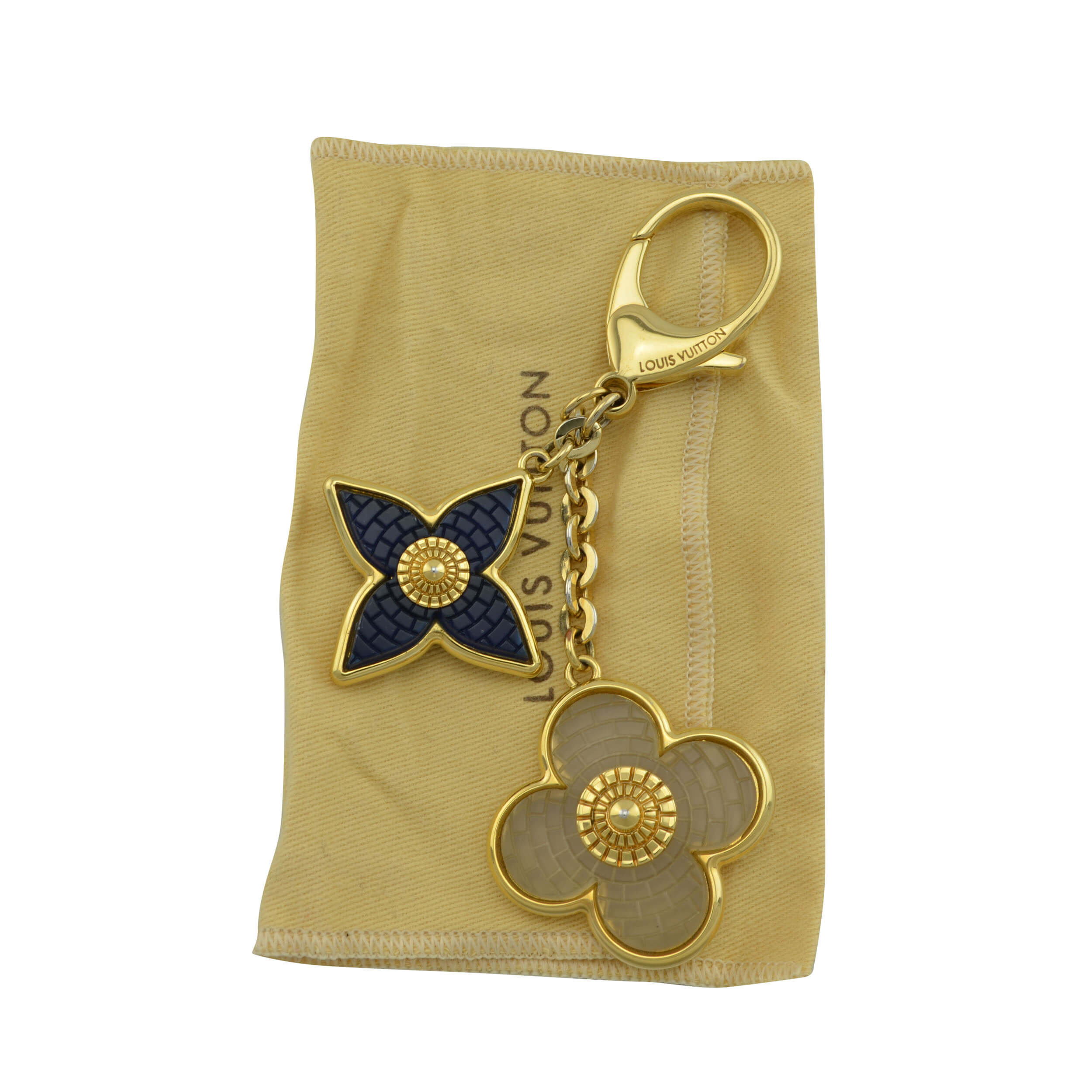 LOUIS VUITTON Mosaique Bag Charm Blau Taschenschmuck gebraucht 1