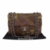 Handtasche CHANEL Quilted Leather/Tweed Patchwork Medium Flap Bag gebraucht 1