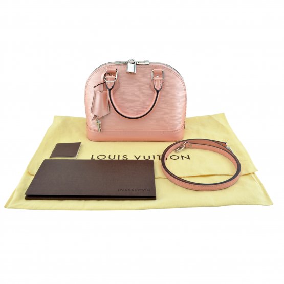 Handtasche LOUIS VUITTON Alma BB Rose Nacre gebraucht 1