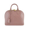 Handtasche LOUIS VUITTON Alma PM Vernis Leder Rose Velours gebraucht 3
