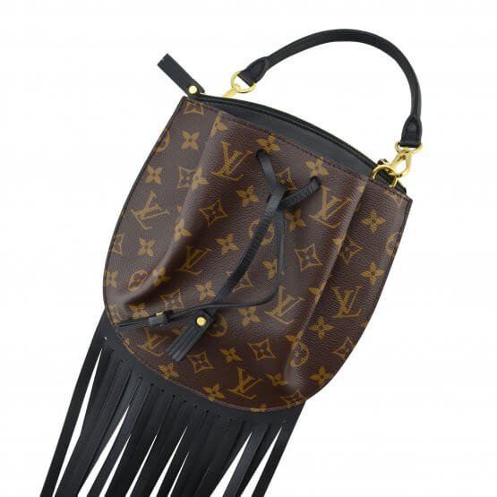 Handtasche LOUIS VUITTON Fringed Noe Monogram Canvas gebraucht 2