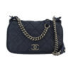 Handtasche CHANEL Large Messenger Bag Dunkelblau gebraucht 2