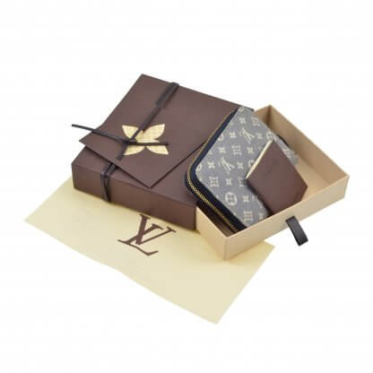 LOUIS VUITTON Zippy Coin Purse Monogram Idylle Encre Second Hand 1