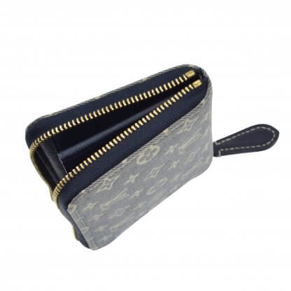 LOUIS VUITTON Zippy Coin Purse Monogram Idylle Encre Second Hand 6