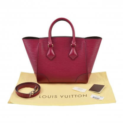 LOUIS VUITTON Phenix PM Epi Leder Handtasche Fuchsia Second Hand 1