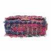 Handtasche CHANEL Tweed Fringes Multicolor Flap Bag Second Hand 4