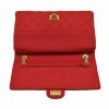 CHANEL 2.55 Reissue Flap Bag Jersey Handtasche Rot Second Hand 8