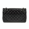 CHANEL Timeless Distressed Double Flap Bag Medium Schwarz 3