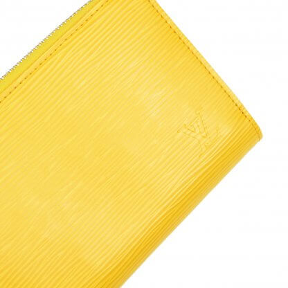 LOUIS VUITTON Zippy Portemonnaie Epi Leder Citron 6