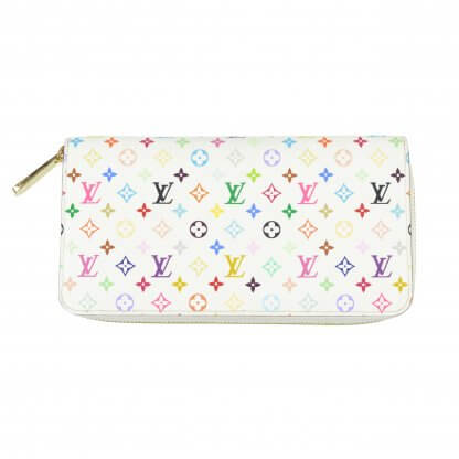 Louis Vuitton Zippy Portemonnaie Geldbörse Monogram Multicolore Second Hand 3