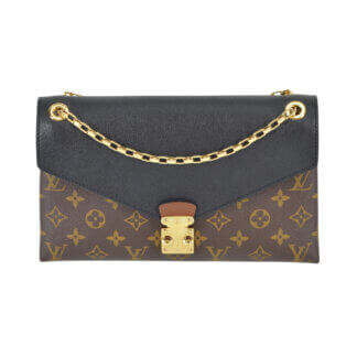 Louis Vuitton Pallas Chain Monogram Canvas Schwarz Handtasche Second Hand 2