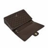 CHANEL Maxi Single Flap Bag Caviar Leder Handtasche Braun Second Hand 8