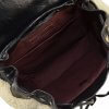 CHANEL Shearling Quilted Mountain Backpack Schwarz Weiß Second Hand 9