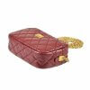 CHANEL Mini Reissue Camera Bag Handtasche Dunkelrot Second Hand 5