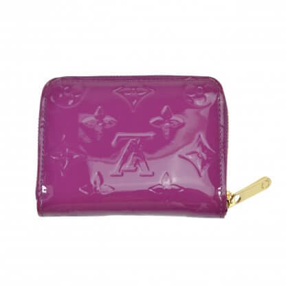 Louis Vuitton Zippy Coin Purse Portemonnaie Monogram Vernis Leder Amethyste Second Hand 3