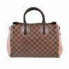 Louis Vuitton Normandy Damier Ebene Magnolia Handtasche Second Hand 3