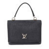 Louis Vuitton Lockme II Leder Handtasche Schwarz Second Hand 2