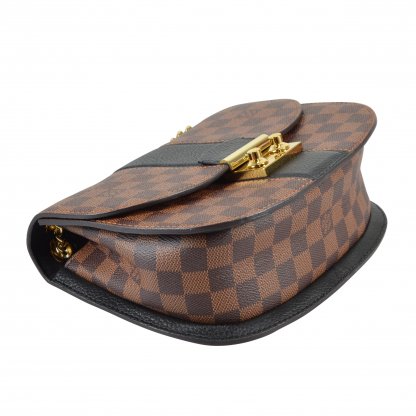 Louis Vuitton Wight Damier Ebene Taurillon Leder Schwarz Handtasche Second Hand 7