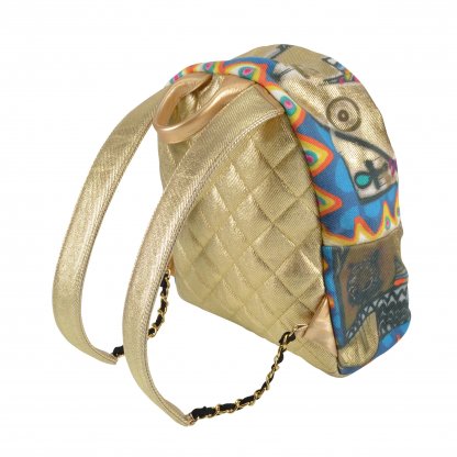 CHANEL Graffiti Printed Street Spirit Backpack Second Hand 4