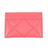 CHANEL 19 Kreditkartenetui Kartenetui Lammleder Rosa Second Hand 3