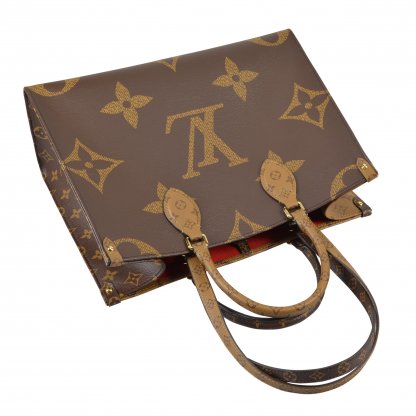 Louis Vuitton Onthego MM Monogram Canvas Handtasche Secodn Hand 9