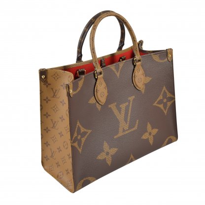 Louis Vuitton Onthego MM Monogram Canvas Handtasche Secodn Hand 3