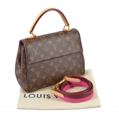 Louis Vuitton Cluny BB Monogram Canvas Handtasche Second Hand 1