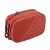 CHANEL Coco Boy Small Camera Bag Lammleder Rot Second Hand 4