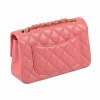 CHANEL Timeless Rectangular Mini Flap Bag Caviar Leder Handtasche Rosa Second Hand 4