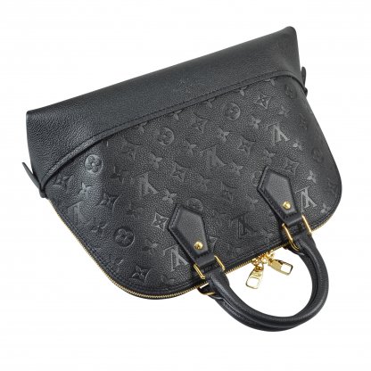 Louis Vuitton Néo Alma PM Empreinte Leder Handtasche Schwarz Second Hand 8