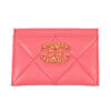 CHANEL 19 Kreditkartenetui Kartenetui Lammleder Rosa Second Hand 2