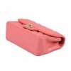 CHANEL Timeless Rectangular Mini Flap Bag Caviar Leder Handtasche Rosa Second Hand 7