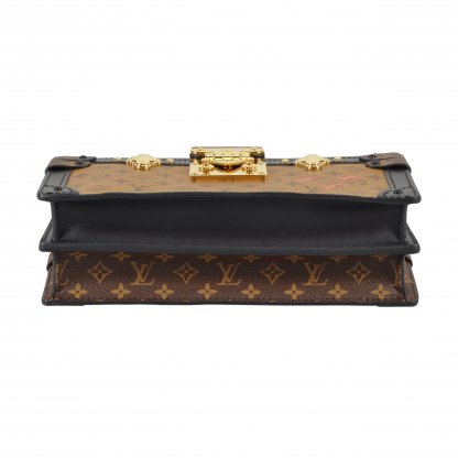 Louis Vuitton Trunk Clutch Monogram Canvas Handtasche Second Hand 5