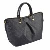 Louis Vuitton Mazarine MM Monogram Empreinte Leder Handtasche Schwarz Second Hand 3