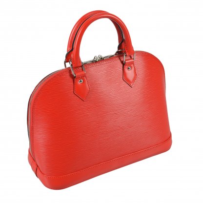 Louis Vuitton Alma PM Epi Leder Coquelicot Second Hand 3