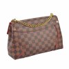 Louis Vuitton Caissa Chain Clutch Bag Damier Ebene Handtasche Second Hand 3