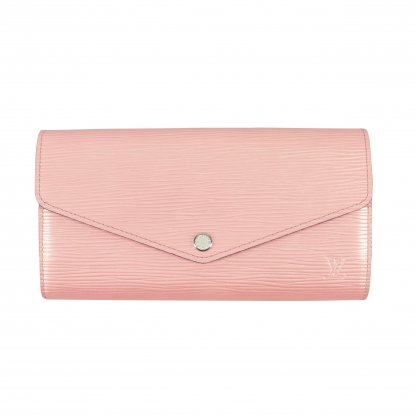 Louis Vuitton Portemonnaie Sarah Geldbörse Epi Leder Rose Nacre Rosa Second Hand 2