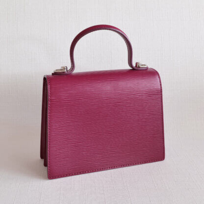 Louis Vuitton Sevigne PM Epi Leder Fuchsia Handtasche Second Hand 13201 2