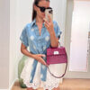 Louis Vuitton Sevigne PM Epi Leder Fuchsia Handtasche Second Hand Modshot 10