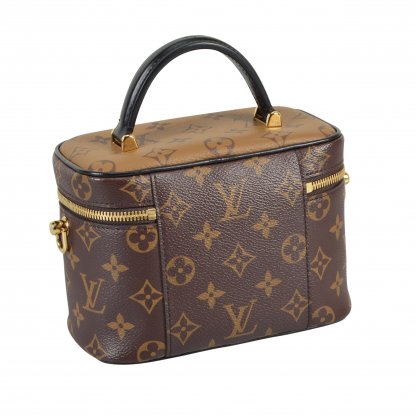 Louis Vuitton Vanity PM Monogram Canvas Reverse Handtasche Second Hand 3