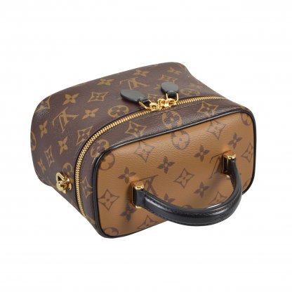 Louis Vuitton Vanity PM Monogram Canvas Reverse Handtasche Second Hand 6