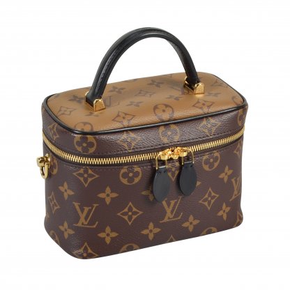 Louis Vuitton Vanity PM Monogram Canvas Reverse Handtasche Second Hand 2