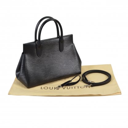 Louis Vuitton Marly BB Epi Leder Schwarz Second Hand 1