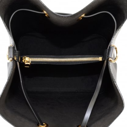 Louis Vuitton NeoNoe MM Love Lock Epi Leder Handtasche Schwarz Second Hand 7