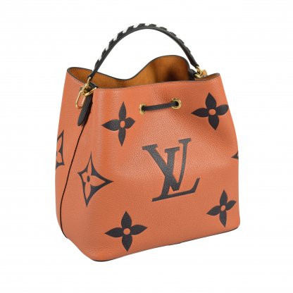 Louis Vuitton Crafty NeoNoe MM Leder Handtasche Karamell Second Hand 3