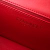 CHANEL Victory Peace Sign Emoij Mini Flap Bag Leder Handtasche Rot Second Hand 9